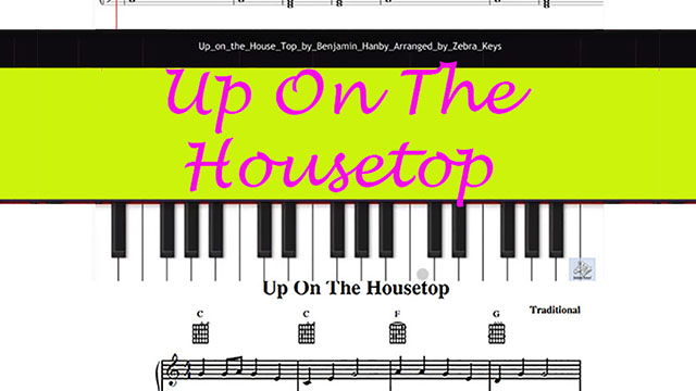 Easy_Piano_Song_Up_On_The_Housetop_with_free_sheet_music_Zebrakeys.3