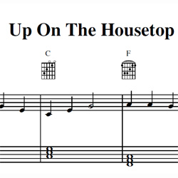 Up On The Housetop Sheet Music