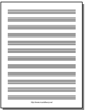 Blank Sheet Music