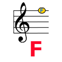 Treble F hi label