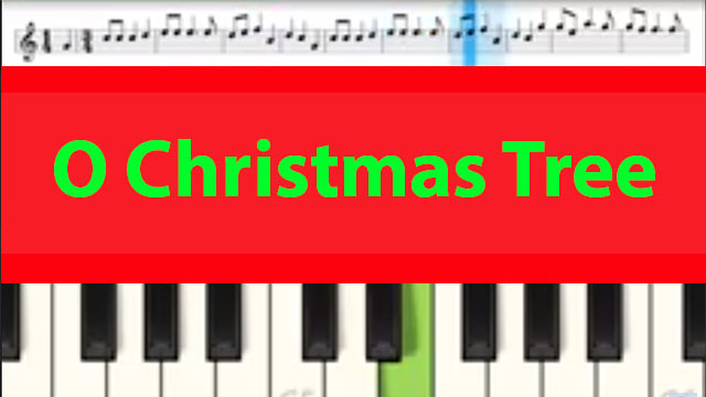 how_to_play_O_Christmas_Tree_melody_arranged_by_Zebrakeys.2
