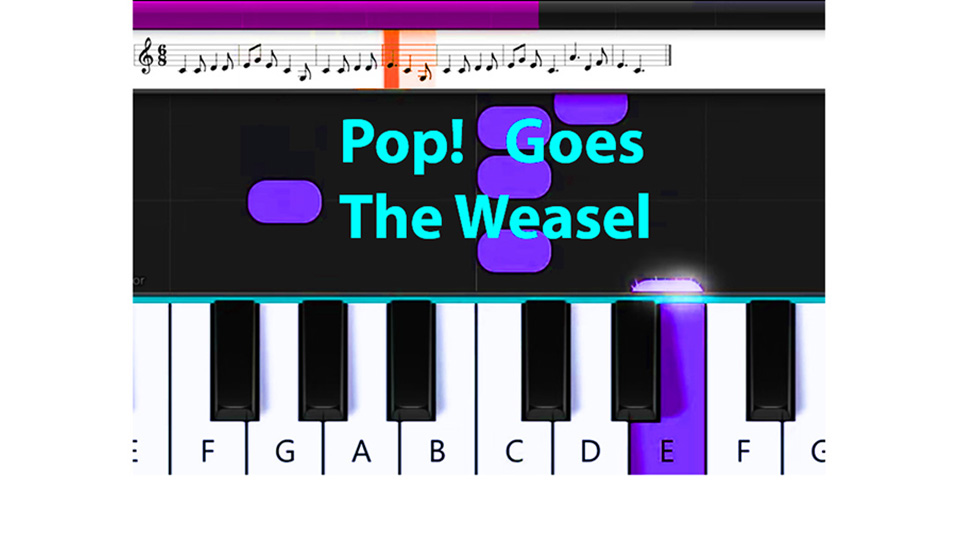 Pop_Goes_The_Weasel_Melody_arranged_by_Zebrakeys_20_3_2