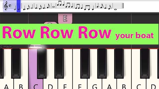 row_row_row_your_boat_melody_arranged_by_zebra_keys