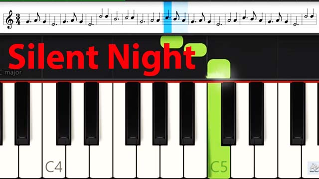 How To Play Silent Night On Piano : On this page you can find notes, chords, a printable pdf for free download, and a piano tutorial video.