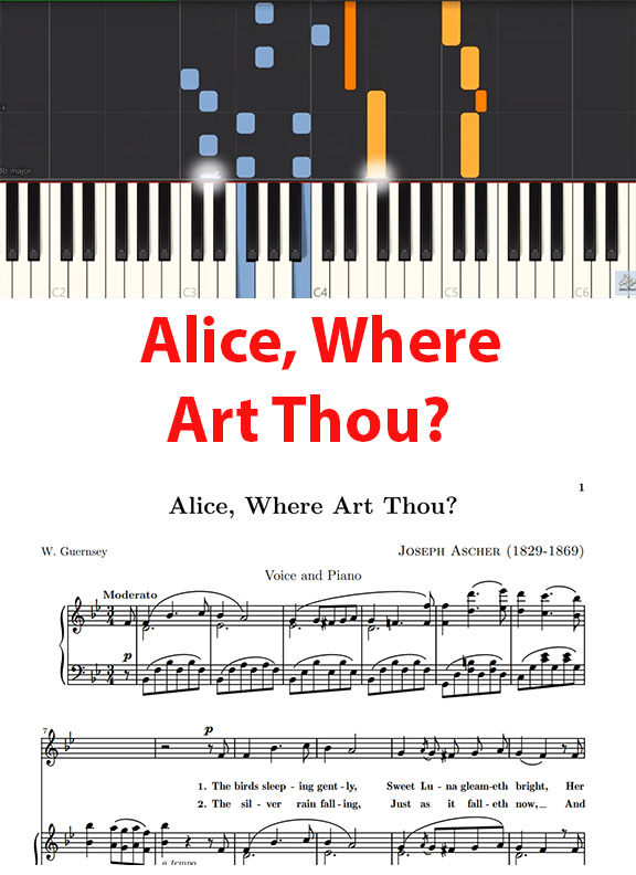 Alice, Where Art Thou free sheet music