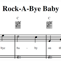 Rockabye Baby Sheet Music