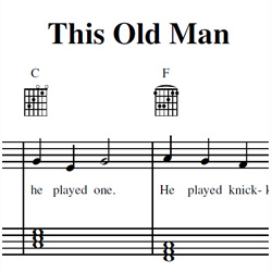 This Old Man Sheet Music