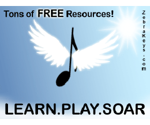 ZebraKeys Free Piano Resources