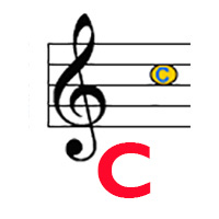 Treble C hi label