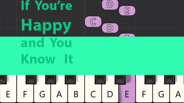 if_you_are_happy_and_you_know_it_melody_arranged_by_zebrakeys