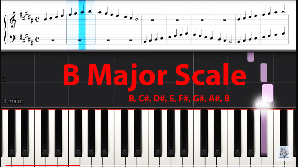 B_Major_Scale_arranged_by_Zebrakeys.2