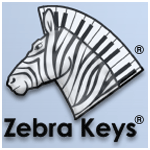 Zebra Keys logo